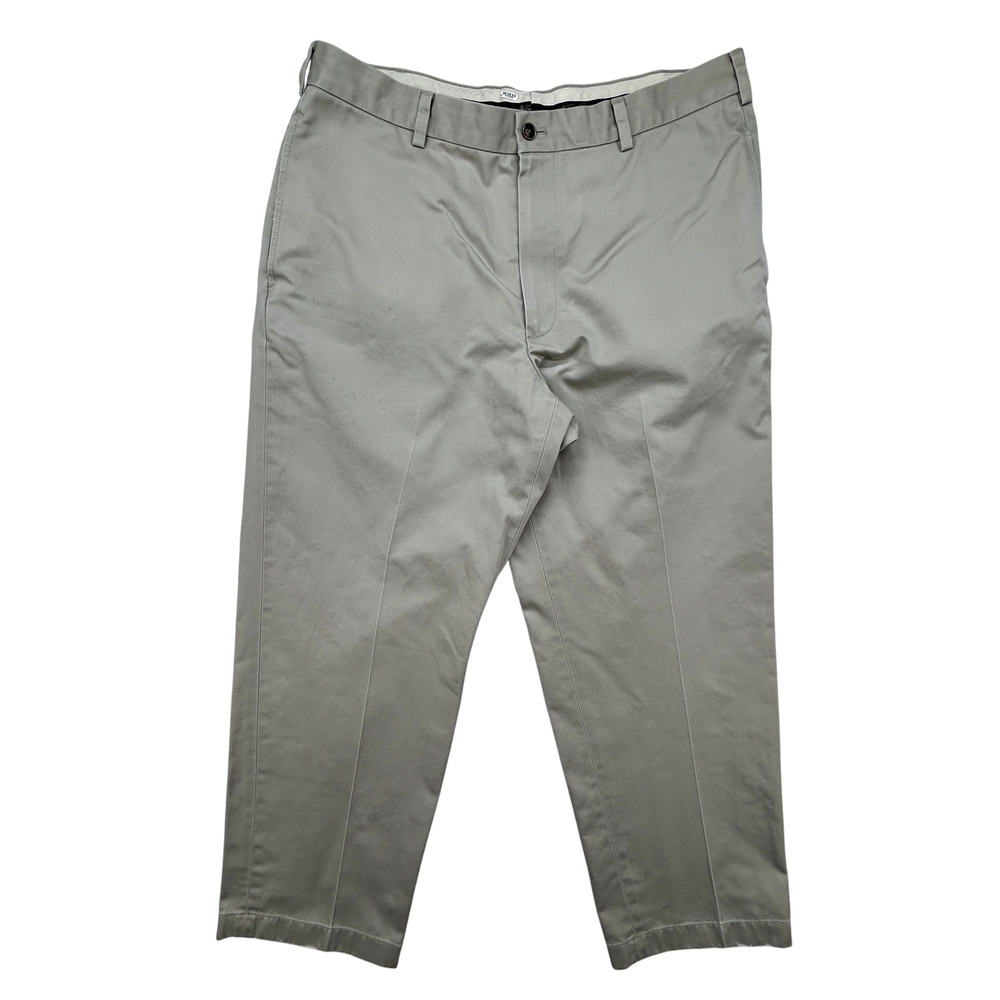 Brooks Brothers Pants Mens 38x29 Hudson Advantage Chino Dress Khaki Flat Front